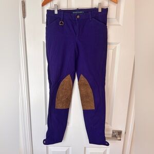 Ralph Lauren blue label purple jodhpur pants size 4